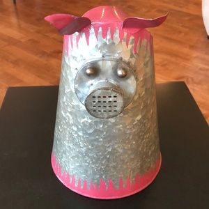 Metal Pig Watering Can